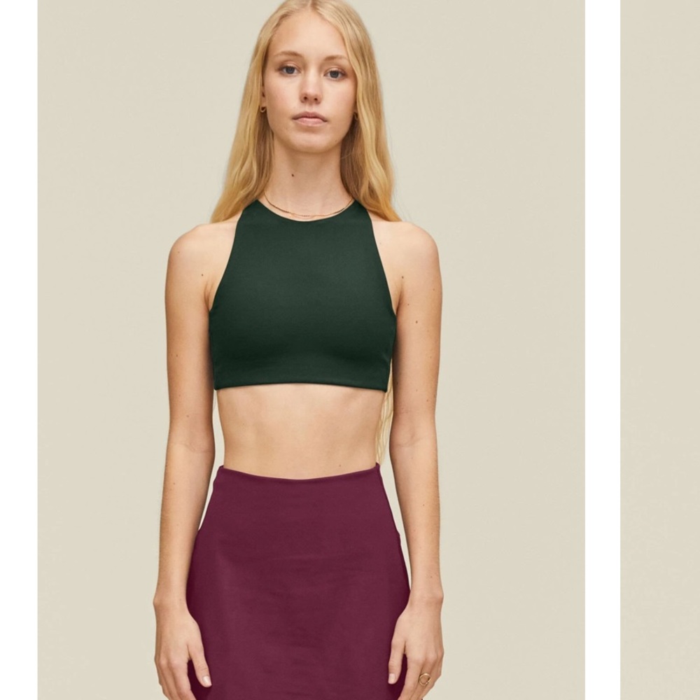 Girlfriend Collective Topanga Bra / S / Moss